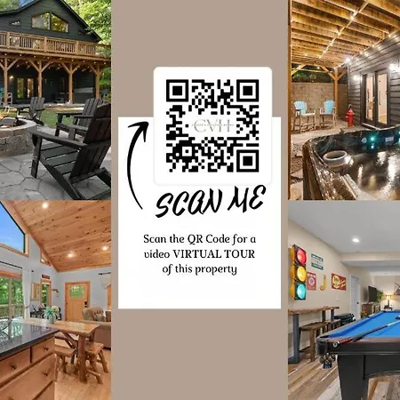 Lux Mtn Cabin Hot Tub, Fire Pit, Game Room 3Bd Franklin Exterior photo